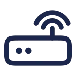 Wi Fi Router Minimalistic SVG Icon